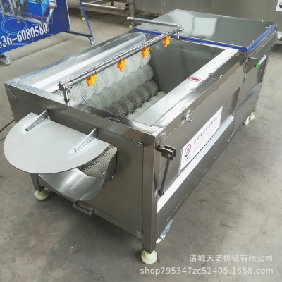 毛輥噴淋清洗機(jī) 野生帶魚清洗去鱗機(jī) 多功能果蔬菜毛輥去皮清洗機(jī)
