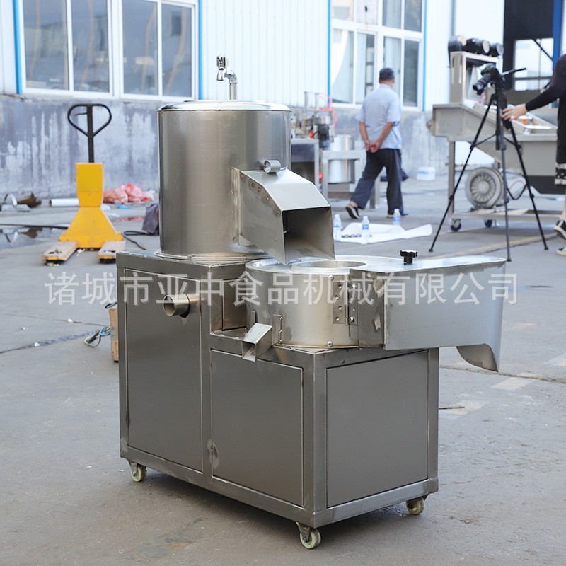 廠家供應(yīng) 不銹鋼土豆脫皮切絲切片一體機 土豆磨切機