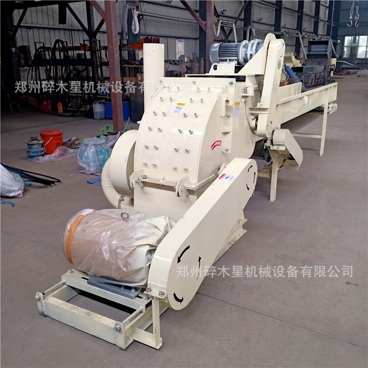 強(qiáng)制進(jìn)料粉碎機(jī)檸條秸稈樹枝條粉碎機(jī)廢舊木材松木粉碎機(jī)