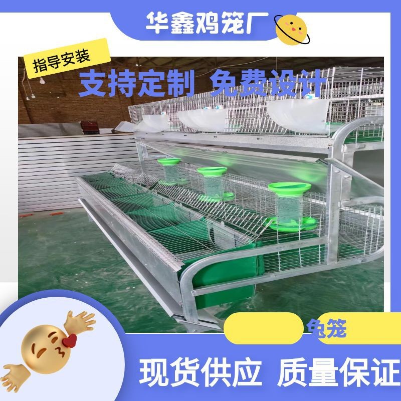 自動(dòng)清糞養(yǎng)殖兔籠大型養(yǎng)殖場(chǎng)自動(dòng)化兔子養(yǎng)殖設(shè)備 熱鍍鋅字母兔籠