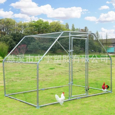 戶外大型狗籠雞籠兔籠尖頂平頂鍍鋅管可折疊鐵絲獸籠寵物籠批發(fā)