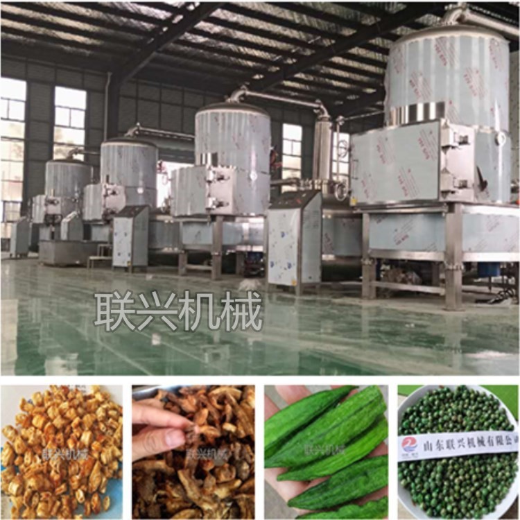 果蔬脆加工機器 好的設(shè)備生產(chǎn)出好的產(chǎn)品真空油炸機