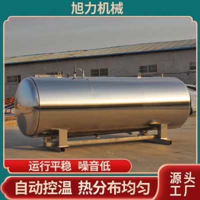 全自動牛肉干高溫殺菌鍋 不銹鋼單層臥式滅菌設備 旭力供應殺菌鍋