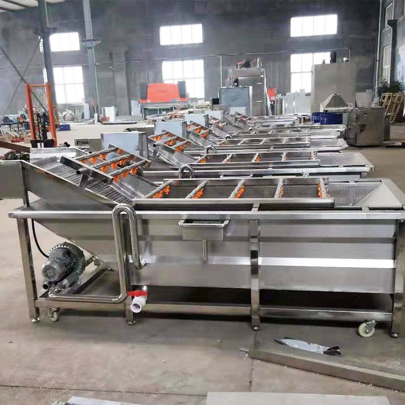 全自動(dòng)凈菜清洗設(shè)備洗菜機(jī)商用果蔬氣泡清洗機(jī) 海鮮小龍蝦清洗機(jī)