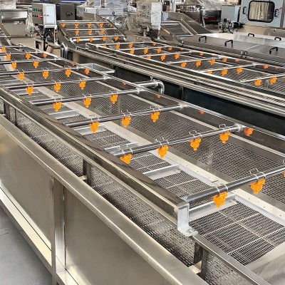 氣泡清洗機商用果蔬清洗機高壓噴淋鼓泡海鮮清洗設(shè)備不銹鋼洗菜機