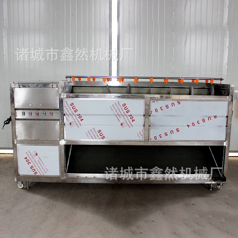 廠家供應 土豆 紅薯 大姜 馬蹄 豬蹄 豬頭 毛刷清洗機不銹鋼材