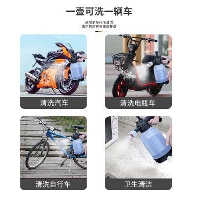 洗車(chē)泡沫噴壺工廠直銷(xiāo)Pa壺手動(dòng)高壓起泡家用耐酸堿扇形貼膜噴水壺