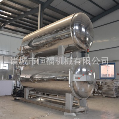 牛肉干全套生產(chǎn)流水線 肘子加工設(shè)備 肉制品高溫殺菌鍋防破袋脹袋