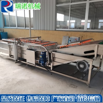 全自動(dòng)蔬菜清洗流水線(xiàn) 食品果蔬翻滾氣泡清洗機(jī) 凈菜加工成套設(shè)備