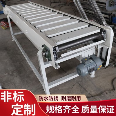 不銹鋼鏈板輸送機(jī)耐高溫板鏈傳送帶流水線(xiàn)食品級(jí)板鏈直行傳送機(jī)