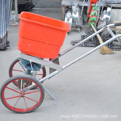 手推旋轉(zhuǎn)式施肥機(jī) 草坪園林播種撒肥設(shè)備 果樹果園農(nóng)用施肥器