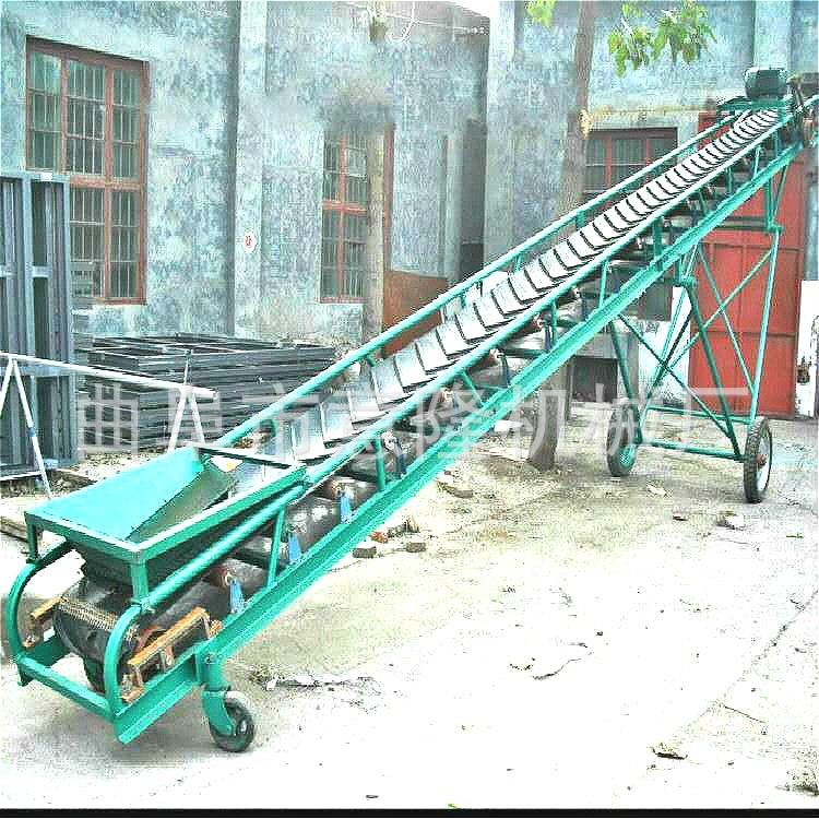 沙場用皮帶輸送機 600寬帶式輸送機 V槽型皮帶輸送機意隆批發(fā)直銷