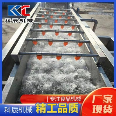 商用蔬菜氣泡清洗機(jī) 全自動(dòng)蔬菜水果清洗機(jī) 葉菜類凈菜加 工流水線