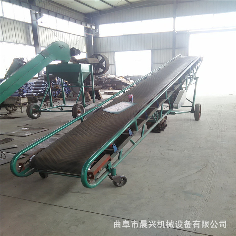 活動(dòng)簡(jiǎn)易折疊帶式輸送機(jī) 廠家直銷(xiāo) 移動(dòng)輕便升降裝車(chē)碼垛輸送機(jī)