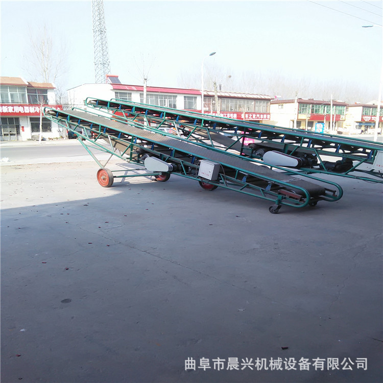 移動(dòng)方管伸縮輸送機(jī)糧食升降輸送皮帶機(jī)爬坡防滑伸縮運(yùn)送機(jī)械廠家