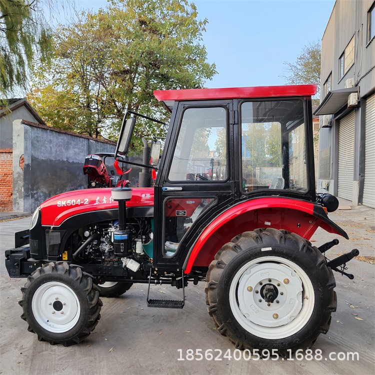 全新東方紅渦輪增壓動力拖拉機 田園農(nóng)用耙地機 四輪拉糧車