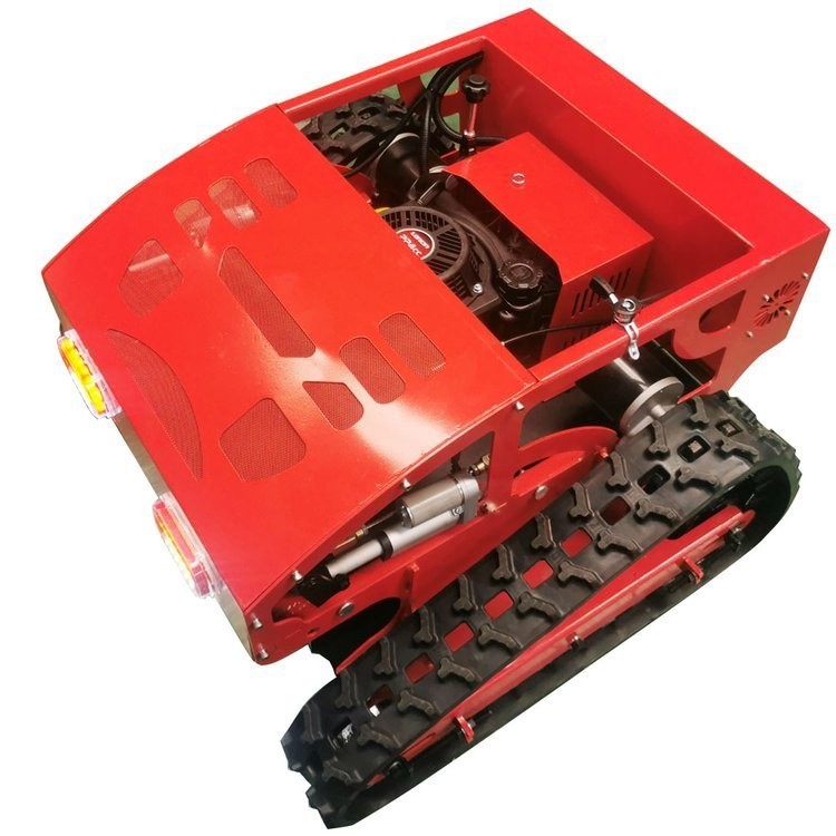 新型微型手推式山地自動履帶割草機機器人使用方便