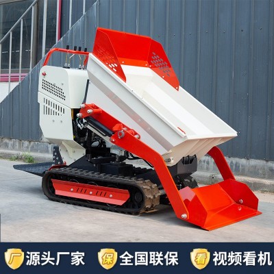 爬山虎履帶運(yùn)輸車(chē) 多功能全地形裝卸車(chē)農(nóng)用果園拖拉機(jī)山地自卸車(chē)