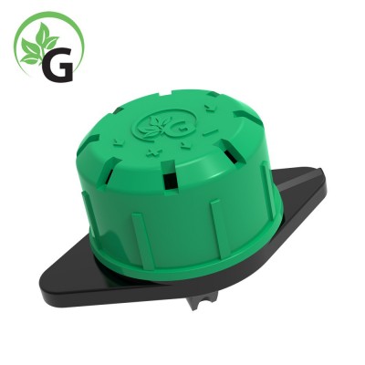 廠家供應 可調(diào)節(jié)流量滴頭 八孔大滴頭 綠帽滴頭 管上滴頭