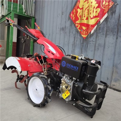 麗鴻機械 農(nóng)業(yè)四驅(qū)微耕機 小型手扶式多功能旋耕機