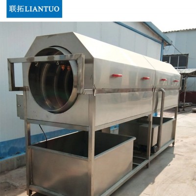 全自動中藥材滾筒清洗機(jī)洗袋機(jī)滾筒洗魚機(jī)大姜山藥紅棗清洗設(shè)備