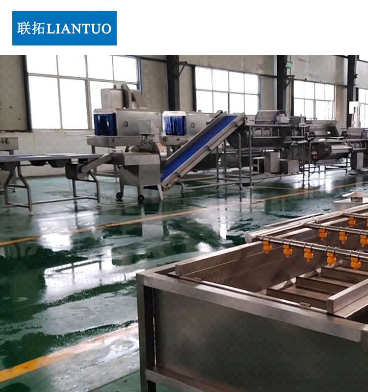 廠家直銷中央廚房蔬菜清洗機(jī)果蔬清洗成套設(shè)備凈菜加工清洗流水線