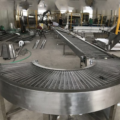 廠家直供網(wǎng)帶式轉(zhuǎn)彎?rùn)C(jī)90度180°轉(zhuǎn)彎輸送流水線轉(zhuǎn)彎輸送機(jī)