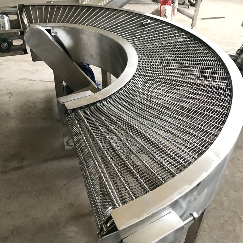 帶式輸送機(jī)設(shè)備 90度網(wǎng)帶輸送轉(zhuǎn)彎?rùn)C(jī) 180°轉(zhuǎn)彎輸送機(jī)流水線