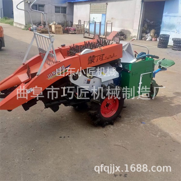 單行玉米收獲機(jī) 棒子扒皮秸稈還田機(jī) 乘坐式玉米收獲粉碎機(jī)