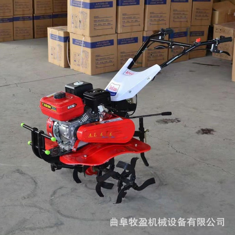 170汽油兩驅(qū)小型微耕機 多功能手扶翻地機 四驅(qū)柴油旋耕機