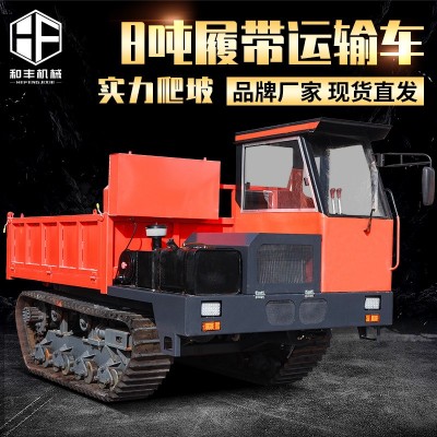 全新8噸履帶式爬山虎運(yùn)輸車(chē)全地形履帶自卸車(chē)和豐爬山虎運(yùn)輸車(chē)