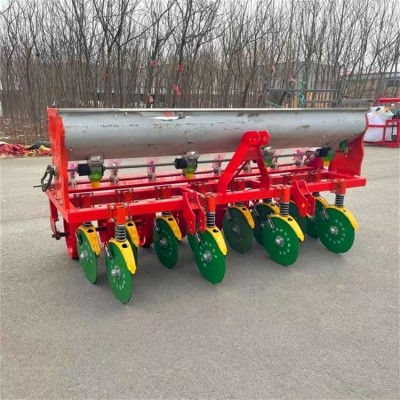 8行谷子高梁播種機 圓盤開溝藥材精播機 華晨蒼術(shù)白術(shù)育苗直播機