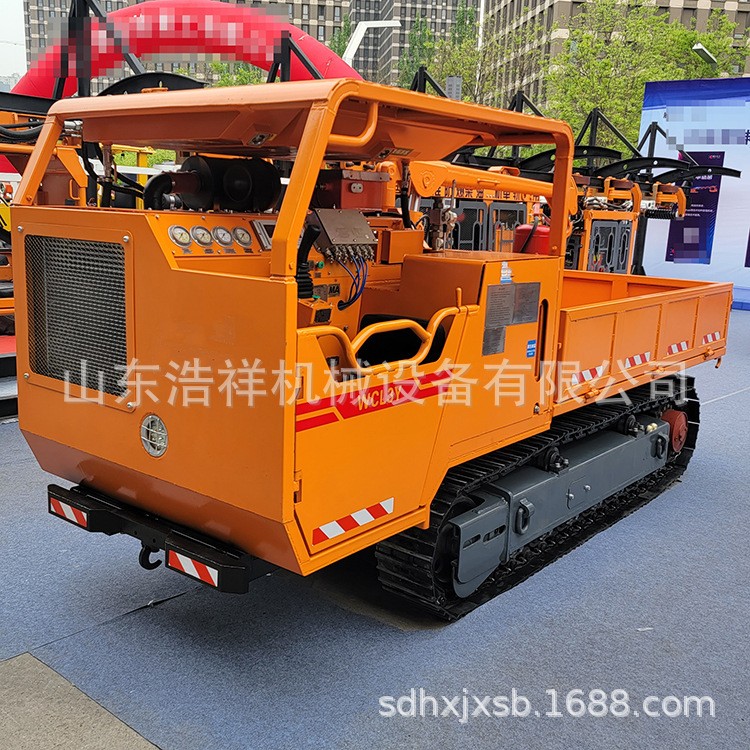 礦用履帶運輸車 礦用工程自卸運輸車 農(nóng)用橡膠履帶運輸車