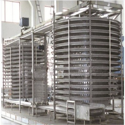 TZ-5面食雙螺旋速凍設(shè)備 雞爪單螺旋速凍機(jī) 騰澤