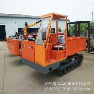 小型礦用運(yùn)輸車 井下履帶運(yùn)輸車河道清淤泥自卸翻斗車