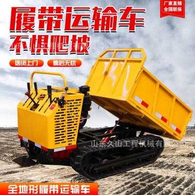 履帶運輸車農(nóng)用多功能果園山地林地魚塘全地形四不像爬山虎爬坡王