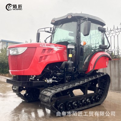 2023款 80馬力履帶式拖拉機 多功能農(nóng)用柴油施肥除草旋耕機
