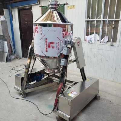 慧晨360度旋轉(zhuǎn)攪拌桶 多功能粉末顆?；旌蠙C(jī) 飼料干粉鼓式攪拌機(jī)