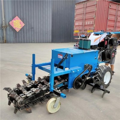 慧晨果園開溝機(jī) 地埋線開槽機(jī) 液壓手扶鏈?zhǔn)酵跍蠙C(jī)深淺可調(diào)