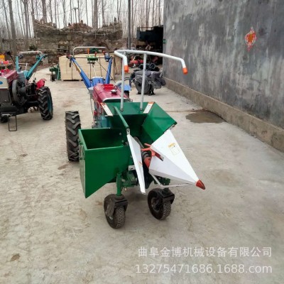 農(nóng)用玉米收獲機(jī) 小型手扶前置玉米割臺(tái)單行扒皮玉米收獲機(jī)