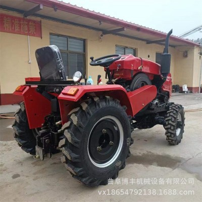 單缸28馬力四輪拖拉機(jī) 四輪旋耕打田機(jī) 大棚王四輪旋耕拖拉機(jī)廠家
