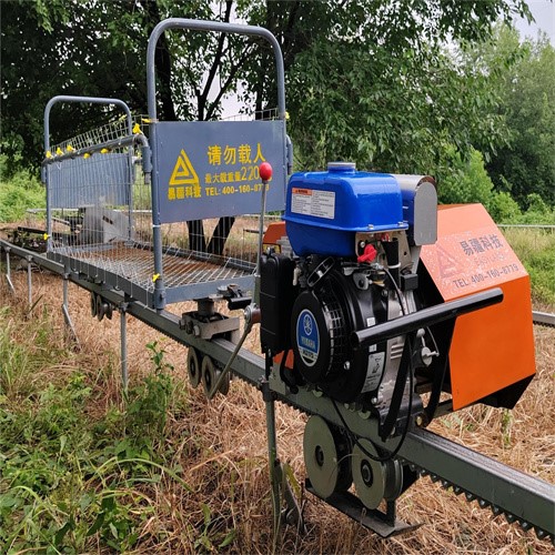 山地果園單軌道運(yùn)輸車全地形農(nóng)用爬坡搬運(yùn)車電動(dòng)單軌運(yùn)輸車