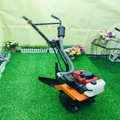 茶園小型耕地機(jī)犁田機(jī)硬地松土開(kāi)溝機(jī)除草機(jī)手扶大馬力汽油旋耕機(jī)