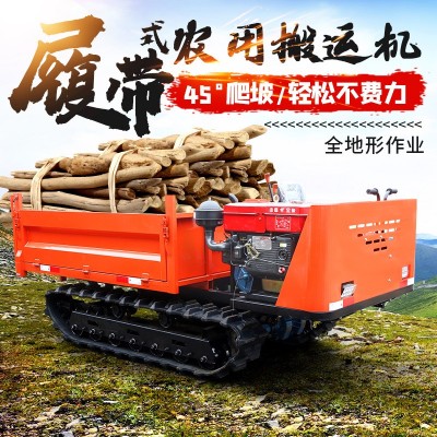 爬山虎履帶運輸車 山地果園農(nóng)用翻斗自卸車 全地形四不像拖拉機