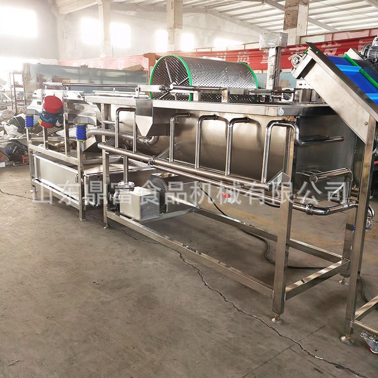 廠家自產(chǎn)大型鼓泡旋流水式大型洗菜機 供應(yīng)蔬果清洗機 渦流洗菜機