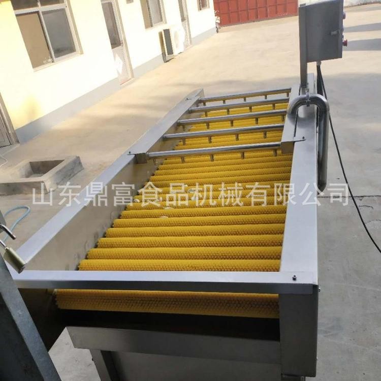 全自動平行毛輥清洗機 生蠔扇貝高壓清洗機 海產(chǎn)品清洗成套設(shè)備