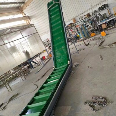 食品爬坡傳送機 小型不銹鋼鏈板輸送機 工業(yè)生產(chǎn)線提升機