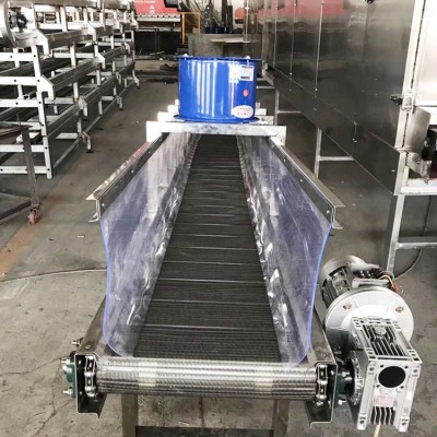 304不銹鋼流水線輸送設(shè)備 小型網(wǎng)帶式輸送機 食品果蔬輸送線