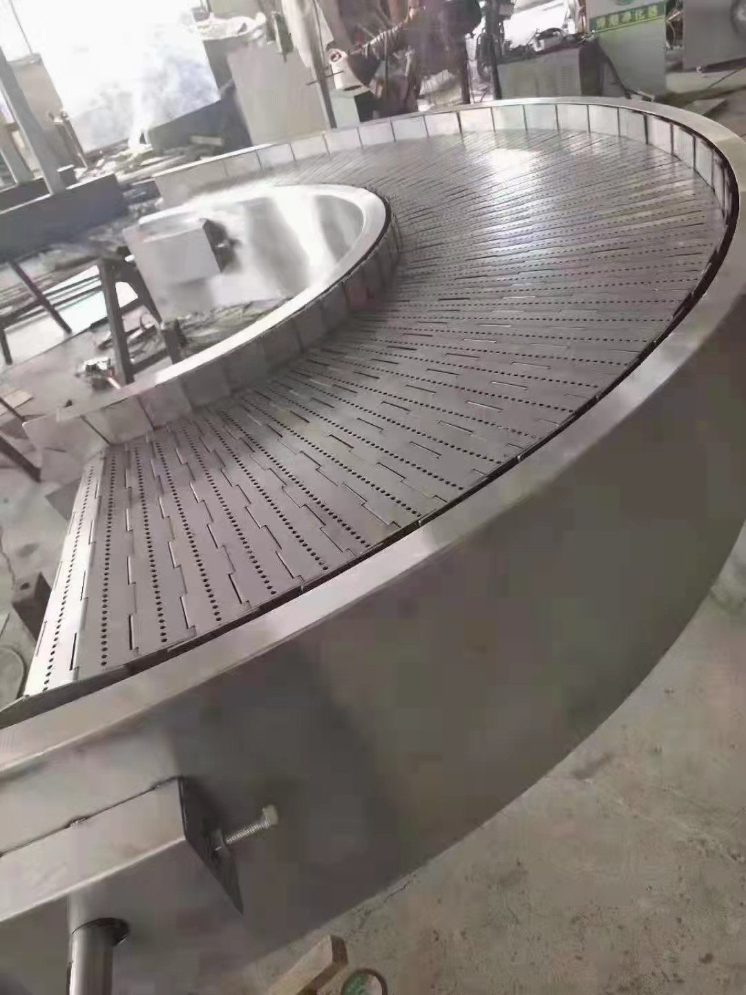 不銹鋼鏈板烘干機 果蔬生鮮脫水生產(chǎn)線 食品加工傳送清洗烘干輸送機