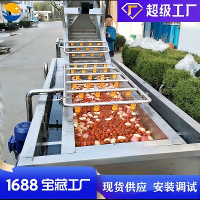 氣泡水果草莓清洗機(jī) 瓜果西紅柿桃子蘋果清洗設(shè)備 枇杷果洗果機(jī)